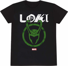 Loki Unisex Adult Season 2 Distressed Logo T-Shirt