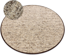 NEPAL 2100 ympyrä sand, beige matto - villainen, kaksipuolinen, luonnollinen, cirkel 100 cm