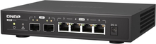 QNAP QSW-2104-2S verkkokytkin Hallitsematon 2.5G Ethernet Musta