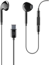 Cellularline Orbit Kopfhörer Kabelgebunden im Ohr Anrufe/Musik USB Typ-C Schwarz (AUORBITTYPECK)