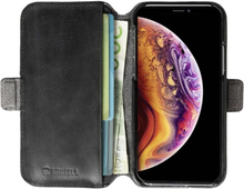 Krusell Sunne 2in1 irrotettava lompakkokotelo iPhone 11 Prolle, musta
