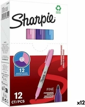 Permanent marker Sharpie Purple Pink Turquoise (12 Units)