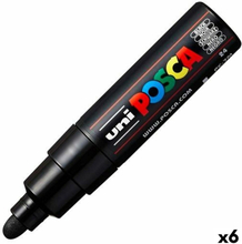 Marker pen/felt-tip pen POSCA PC-7M Black (6 Units)