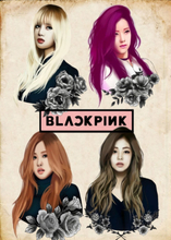A3 Print - K Pop - Black Pink 2