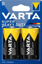 Varta R20/D (Mono) (2020) batteri, 2 st. blister Zink- kol batteri, 1,5 V