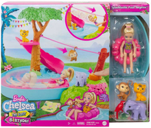 Barbie Lost Birthday Splashtastic Pool-yllätysleikkisarja Chelsea Monivärinen