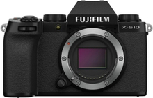 Fujifilm X S10 + FUJINON XC15-45mm F3.5-5.6 OIS PZ, 26,1 MP, 6240 x 4160 pikseliä, X-Trans CMOS 4, 4K Ultra HD, Kosketusnäyttö, Musta