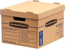 Fellowes SmoothMove™ Umzugsbox 26x32x37 cm (32L) - Aufbewahrungsbox - Natürlich - Rechteckig - Karton - Muster - 32 l (6203701)