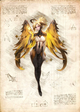 A3 Print - Overwatch artwork - Mercy v2