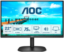 AOC B2 22B2H/EU LED display 54,6 cm (21.5") 1920 x 1080 pikseliä Full HD Musta