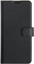 XQISIT Samsung Galaxy S24 Plus Kotelo Slim Wallet Selection Musta