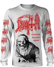 Death Unisex Adult Scream Bloody Gore Long-Sleeved T-Shirt