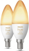 Philips Hue White ambiance 2 kpl:n paketti E14