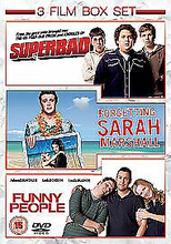 Funny People/Superbad/Forgetting Sarah Marshall DVD (2010) Adam Sandler, Apatow Region 2