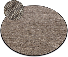 NEPAL 2100 ympyrä stone, harmaa matto - villainen, kaksipuolinen, cirkel 120 cm