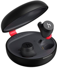 Hakii Fit True Wireless Sports Earbuds with Microphone. 3 in 1. Red.