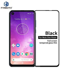 PINWUYO Full Screen Tempered Glass Protector Film Anti-explosion for Motorola One Vision / P50