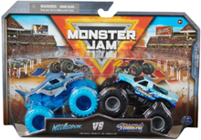 Monster Jam 1:64 2-pack Megalodon Vs Hooked