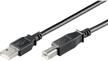Wentronic 69900 - USB A - USB B - Männlich/männlich - Schwarz - Sichtverpackung - Printer - Scanner or external storage device with a PC or MAC. (699