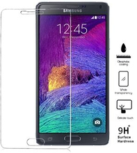 0,25 mm 9H Anti-eksplosion Hærdet glas skærmbeskyttelsesfilm Arc Edge til Samsung Galaxy Note 4 N910