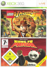 Lego Indiana Jones & Kung Fu Panda - Xbox 360 (käytetty)