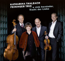 Franz Schubert : Katharina Thalbach/Feininger Trio: O Sink Hernieder, Nacht Der