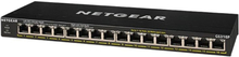 NETGEAR GS316P Hallitsematon Gigabit Ethernet (10/100/1000) Power over Ethernet -tuki Musta