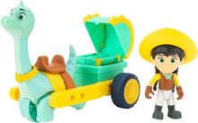 Dino Ranch Min & Clover's Care Cart Play Set