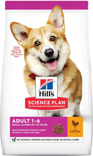 Hill's Science Plan Adult 1-6 Small & Mini mit Huhn - Sparpaket: 2 x 6 kg