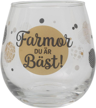 Cheers Glas "FARMOR Du är bäst" Dricksglas