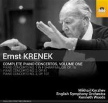 Krenek Ernst: Complete Piano Concertos Vol 1
