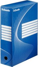 Esselte arkistolaatikko VIVIDA, DIN A4, sininen (W)100 mm, 100 % kierrätettyä kartonkia, 100 % kierrätettävissä, - 25 kpl (128421)