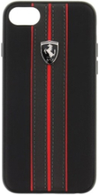 Ferrari FEURHCP7BKR, Suojus, Apple, iPhone 7/6S/6, 11,9 cm (4.7"), Musta, Punainen