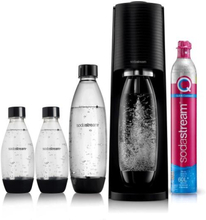 SodaStream Terra Nero Value Pack, Metall, Plast, Polyetentereftalat (PET), Svart, Plast, 1 l, 1 styck, 133 mm