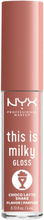 NYX Professional Makeup This Is Milky Gloss Lip Gloss Choco Latte Shake 19 - 4 ml