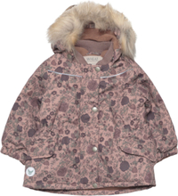 Jacket Mathilde Tech Outerwear Jackets & Coats Winter Jackets Rosa Wheat*Betinget Tilbud