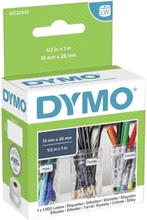 DYMO LW - Yleistarrat - 13 x 25 mm - S0722530, Valkoinen, Itse kiinnittyvä tulostintarra, Paperi, Irroitettava, Suorakulmio, LabelWriter