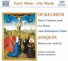 Ockeghem/Josquin: Missa I"'homme Armé/Ave Maria