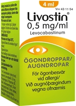 Livostin ögondroppar 0,5 mg/ml (Läkemedel) 4 ml