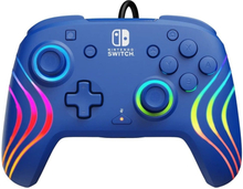 Pdp Switch Afterglow Wave Wired Controller - Blue