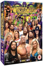 WWE: Wrestlemania 34 DVD (2018) John Cena Cert 15 3 Discs Region 2