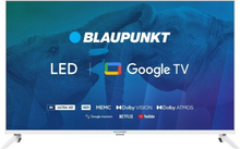 Televisio 43" Blaupunkt 43UBG6010S 4K Ultra HD LED, GoogleTV, Dolby Atmos, WiFi 2.4-5GHz, BT, valkoinen