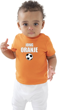 Oranje t-shirt jong oranje Holland / Nederland supporter voor baby / peuter