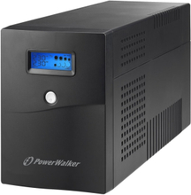 PowerWalker VI 3000 SCL - UPS - AC 162 - 290 V - 1800 Watt - 3000 VA 9 At - RS-232, USB - lähtöliitännät: 4 kpl