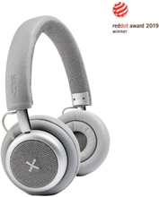 SACKit TOUCHit headphones. Bluetooth and ANC. Silver.