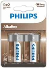 Philips alkaline pila d lr20 blister*2