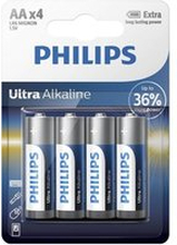 Philips batteria ultra alcalina aa lr6 4 unità