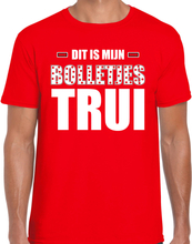 Bolletjes trui / bergtrui t-shirt rood voor heren - wieler tour t/ wielerwedstrijd rui shirt rood