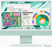 Apple iMac , 59.7 cm (23.5"), 4.5K Ultra HD, Apple M, 8 GB, 256 GB, macOS Sonoma