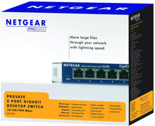 NETGEAR ProSafe 8-Port Gigabit Desktop Switch Hallitsematon Gigabit Ethernet (10/100/1000) Sininen